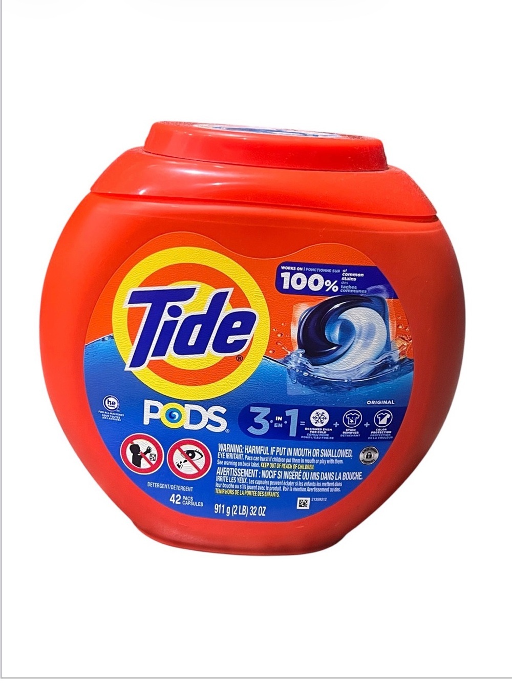 Tide PODS 3-in-1 Laundry Detergent Capsules - Red 42 pods